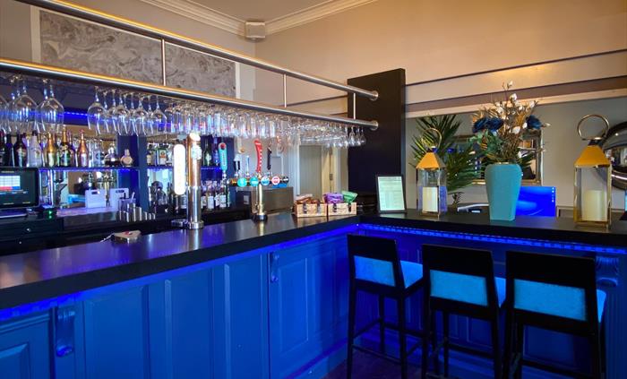 Bar area at the Llandudno Bay Hotel.